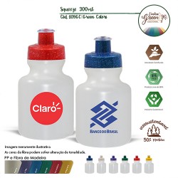 Squeeze 300 Ml Green Colors Personalizado Squeeze 300 Ml Green Colors Personalizado