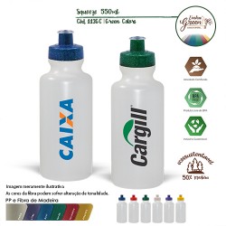 Squeeze 550 Ml Green Colors Para Brinde Squeeze 550 Ml Green Colors Para Brinde