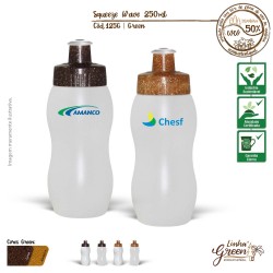 Squeeze Wave 250ml Green Com Logotipo Squeeze Wave 250ml Green Com Logotipo