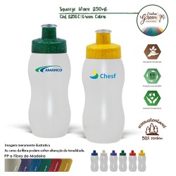 Squeeze Wave 250 Ml Green Colors Para Brinde Squeeze Wave 250 Ml Green Colors Para Brinde