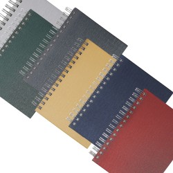 Agenda diária 2023 metalizada com espiral Personalizada Agenda diária 2023 metalizada com espiral Personalizada