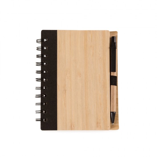 Bloco de Anotações Bambu 16X13 com Caneta para Brindes Personalizados Bloco de Anotações Bambu 16X13 com Caneta para Brindes Personalizados