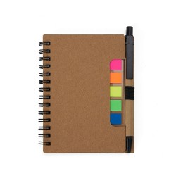 Bloco de Anotações Ecológico com Autoadesivos e Caneta Promocional Bloco de Anotações Ecológico com Autoadesivos e Caneta Promocional