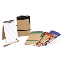 Bloco de Anotações Ecológico com Caneta Personalizado  Bloco de Anotações Ecológico com Caneta Personalizado