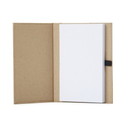 Bloco de Anotações 14X10 em Kraft com Porta Caneta Promocional  Bloco de Anotações 14X10 em Kraft com Porta Caneta Promocional