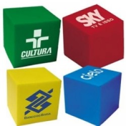 Bolinha Anti-Stress Cubo Personalizada