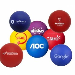 Bolinha Anti-stress lisa Personalizada com Logotipo