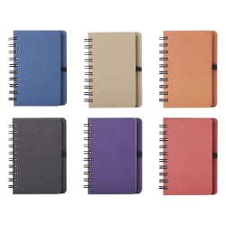 Caderneta 14X10 em Kraft com Porta Caneta Personalizado Caderneta 14X10 em Kraft com Porta Caneta Personalizado