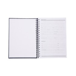 Caderno 18x24cm em Couro Sintético Personalizado