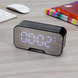 Caixa de Som Multimídia com Relógio e Suporte para Celular Promocional Caixa de Som Multimídia com Relógio e Suporte para Celular Promocional