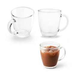 Caneca Vidro 390ml Personalizada  Caneca Vidro 390ml Personalizada