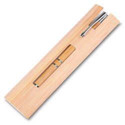 Caneta de Bambu Promocional  Caneta de Bambu Promocional