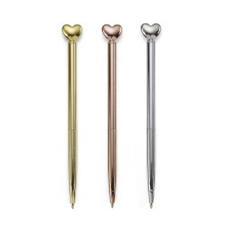 Caneta Metal Coração Personalizada Caneta Metal Coração Personalizada