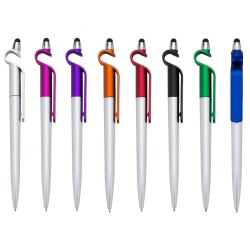 Caneta Plástica Touch com Suporte Para Brindes Caneta Plástica Touch com Suporte Para Brindes