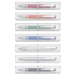 Caneta Semimetal com Tubo Personalizada  Caneta Semimetal com Tubo Personalizada