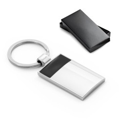 Chaveiro em Metal e Couro para Brindes com Logo Chaveiro em Metal e Couro para Brindes com Logo