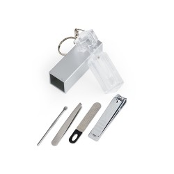 Chaveiro Kit Manicure 4 peças Promocional com Logo Chaveiro Kit Manicure 4 peças Promocional com Logo