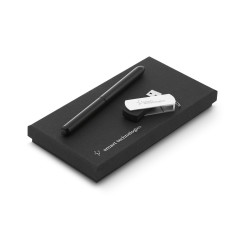 Conjunto Esferográfica e Pen Drive Promocional 