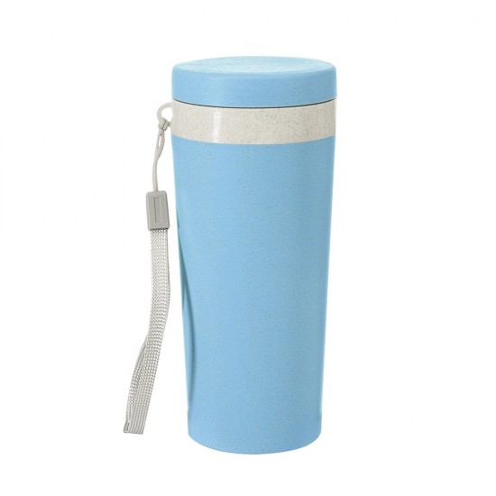 Copo Térmico Brilhante em Fibra de Bambu 350ml Personalizado