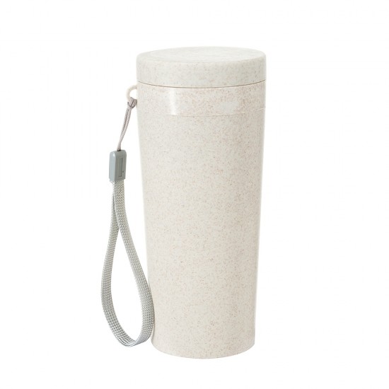 Copo Térmico Brilhante em Fibra de Bambu 350ml Personalizado