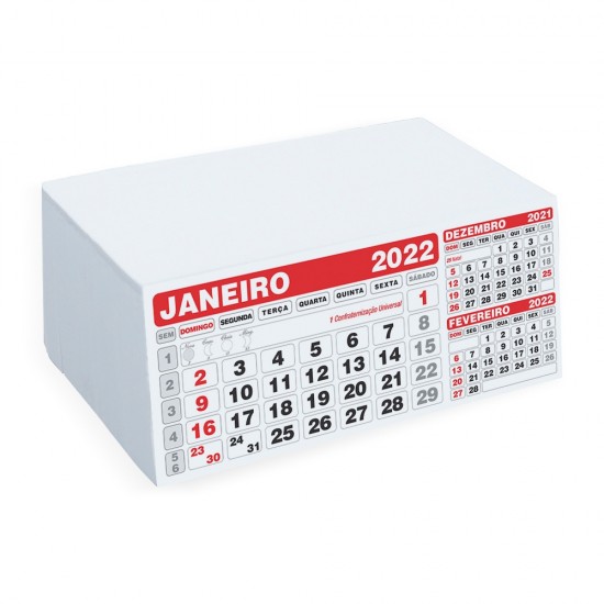 Folhinha Calendário 2022 Personalizado