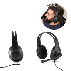 Fone de Ouvido Ajustável com Logo Fone de Ouvido Ajustável com Logo