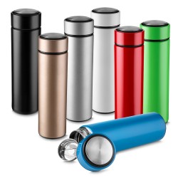 Garrafa Inox 450 ml com Infusor Personalizada Garrafa Inox 450 ml com Infusor Personalizada