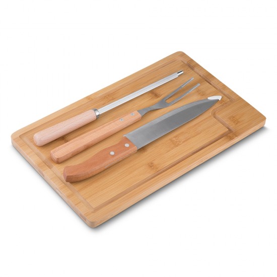 Kit Churrasco 4 Peças com Logo