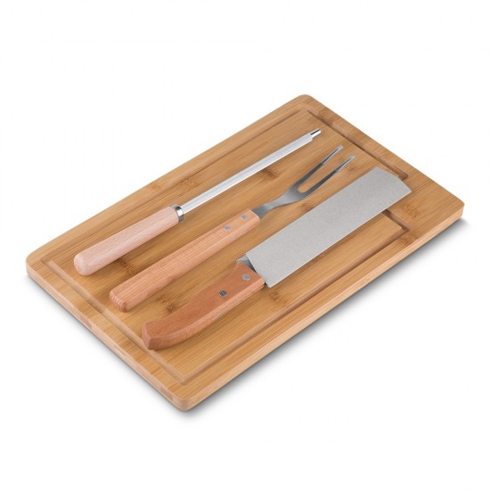 Kit Churrasco 4 Peças com Logo