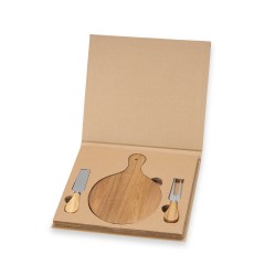 Kit Queijo 3 Peças para Brindes com Logo Kit Queijo 3 Peças para Brindes com Logo