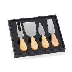 Kit Queijo 4 Peças Promocional com Logo Kit Queijo 4 Peças Promocional com Logo