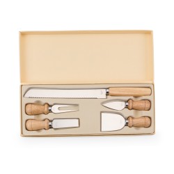 Kit Queijo 5 peças Personalizado com Logo Kit Queijo 5 peças Personalizado com Logo