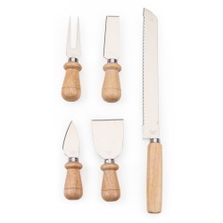 Kit Queijo 5 peças Personalizado com Logo Kit Queijo 5 peças Personalizado com Logo