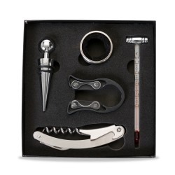 Kit Vinho 5 Peças Personalizado com Logo Kit Vinho 5 Peças Personalizado com Logo