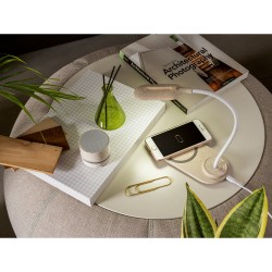 Luminária de Mesa com Carregador Wireless Personalizado Luminária de Mesa com Carregador Wireless Personalizado