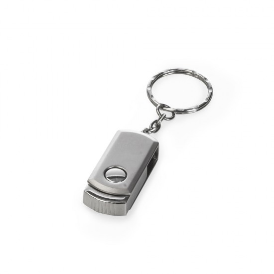 Mini Pen Drive 4GB Giratório Personalizado com Logo - Brindara Brindes