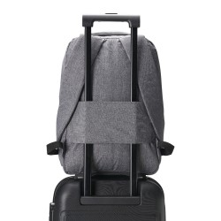 Mochila Poliéster com Bloqueador RFID Personalizada Mochila Poliéster com Bloqueador RFID Personalizada