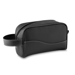 Necessaire de Couro Sintético e Nylon Personalizado Necessaire de Couro Sintético e Nylon Personalizado