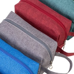 Necessaire de Nylon Promocional com Logo Necessaire de Nylon Promocional com Logo