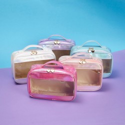 Necessaire Sintética Holográfica Impermeável Promocional Necessaire Sintética Holográfica Impermeável Promocional