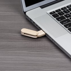 Pen Drive 4GB Bambu Giratório Personalizado Pen Drive 4GB Bambu Giratório Personalizado