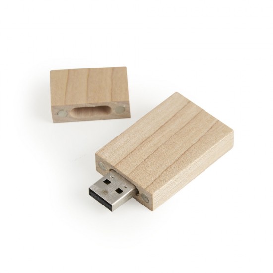 Pen Drive Eco de Madeira 4GB Personalizado