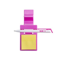 Suporte Plástico Celular com Caneta e Bloquinho Personalizado Suporte Plástico Celular com Caneta e Bloquinho Personalizado