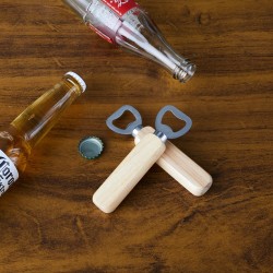Abridor de Garrafa Madeira Personalizado