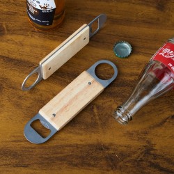 Abridor de Garrafa Madeira Promocional