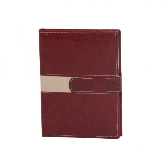Agenda Diária 2025 com Fecho e Suporte pra Caneta Personalizada