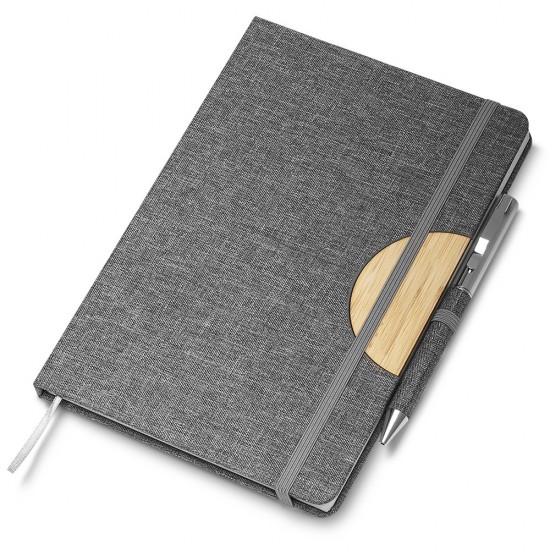 Caderno de Anotações com Suporte para Caneta Personalizado