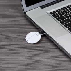 Carcaça Redonda para Pen Card Personalizado