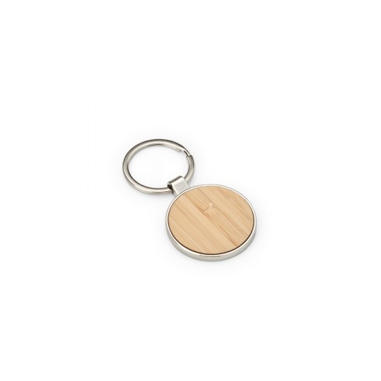 Chaveiro Metal Bambu Promocional com Logo