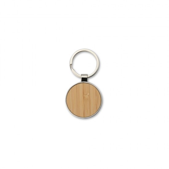 Chaveiro Metal Bambu Promocional com Logo